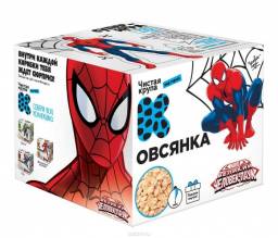 Каша Чистая крупа Marvel Человек-паук овсяные хлопья в пакетиках для варки