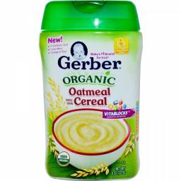 Каша Gerber Органическая овсяная из цельных злаков