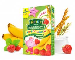 Каша Heinz Многозерновая кашка фруктово-йогуртная банан