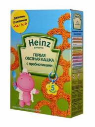 Каша Heinz Первая овсяная кашка с пребиотиками