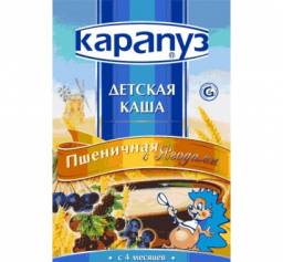 Каша Карапуз Пшеничная с ягодами