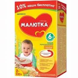 Каша МАЛЮТКА мультизлаковая молочная с овсянкой