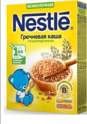 Каша Nestle гречневая безмолочная