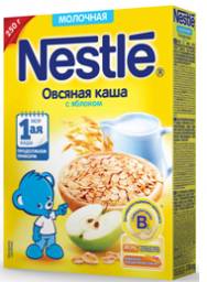 Каша Nestle Молочная овсяная с яблоком