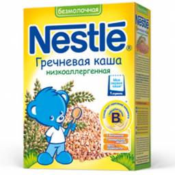 Каша Nestle Низкоаллергенная гречневая безмолочная