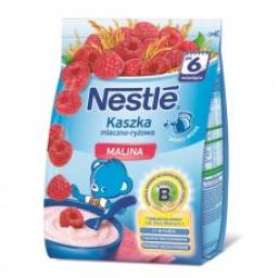 Каша Nestle рисовая с малиной, молочная, с 6 мес.