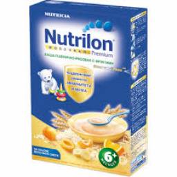 Каша Nutricia Nutrilon пшенично-рисовая с фруктами с 6 мес.