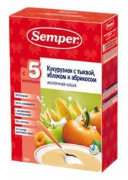 Каша Semper Кукурузная с тыквой