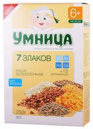 Каша Умница безмолочная 7 злаков