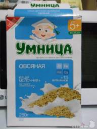 Каша Умница Овсяная молочная