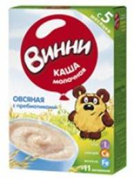 Каша Винни Овсяная с пребиотиками