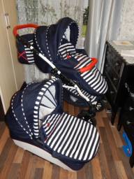Коляска 2-в-1 Dada Paradiso Group Super Sailor Blue