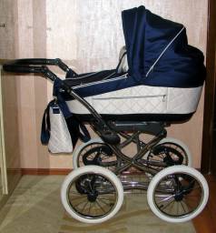 Коляска Stroller B&E Maxima Elegance (Строллер Максима Элеганс) люлька