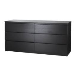 Комод Ikea "Мальм" с шестью ящиками
