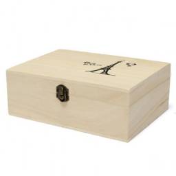 Коробка Alliexpress Home Storage Box Natural Wooden With Lid Golden Lock Postcard Organizer Handmade Craft Jewelry Case Wedding Gift
