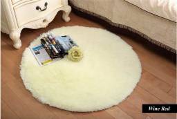 Ковер Modern Round Area Rug Shaggy Faux Fur Home Floor Mat Living Room Bedroom Carpet