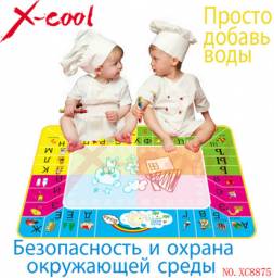 Коврик для рисования водой Aliexpress Free shipping xc8875nc 73X19cm New Russian Water Drawing Mat with 1pcs Magic pen /Russian Child's drawing board/drawing mat