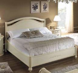 Кровать Legno 180 без изножья (Art. 112LET.04AV) - Siena avorio