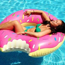 Круг для плавания Aliexpress Gigantic Donut Pool Inflatable Floats pool toys Swimming Summer Water Toy