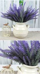 Лаванда Aliexpress Provence lavender flower silk tomentum artificial flowers grain decorative fake flores bouquet