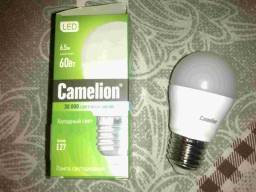 LED лампочка Camelion Bright Power LED6.5-G45/845/E27