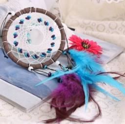 Ловец снов Aliexpress New Fashion Wind Chimes Indian Style Feather Pendant Dream Catcher Home Decor Hanging Decoration Nice Gift