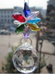 Ловец солнца 1 Rainbow Maker Suncatcher Glass Crystal Pendulum Lamp Prisms Pendants 30mm A