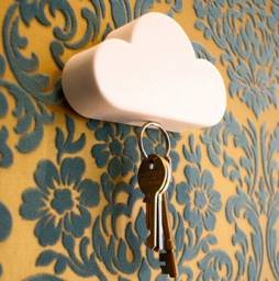Магнит-облако Aliexpress Factory Price Creative Novelty Home Storage Holder White Cloud Shape Magnetic Magnets Key 51103 P14