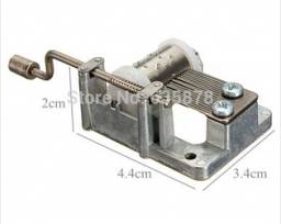 Механизм без корпуса для музыкальной шкатулки Hand Crank Mechanical Musical Music Box Movement Craft 6 Tunes DIY Accessories