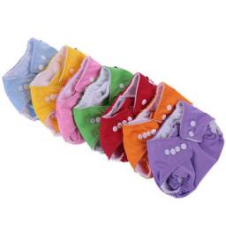 Многоразовые подгузники Aliexpress Adjustable Reusable Lot Baby Washable Cloth Diaper Nappies Clothing Pants Kids