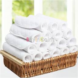 Многоразовые подгузники Buyincoins Baby Infant Soft Cloth Diaper Cover Cotton Reuse Washable Newborn Nappy Inserts