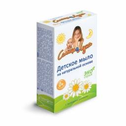 Мыло детское AURA СОЛНЦЕ И ЛУНА с экстрактом ромашки