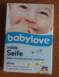 Мыло детское BabyLove Milde seife (Мягкое мыло)