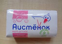 Мыло детское ЗАО Аист Аистенок с миндальным молочком и ионами серебра