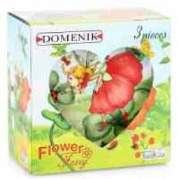 Набор детской посуды Domenik Flower Fairy 3 предмета