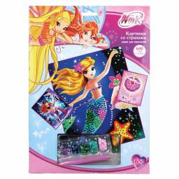 Набор для детского творчества Multiart Winx "Картинка со стразами"