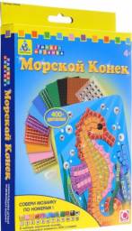 Набор для детского творчества ORB factory УМНАЯ МОЗАИКА Морской конек 4+