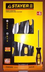 Набор отвёрток Stayer STANDARD 25078-H6