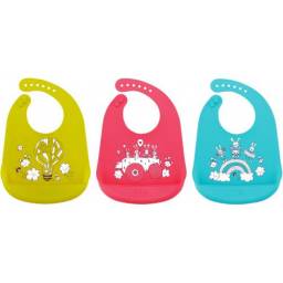 Нагрудник для кормления Happy Baby BIB Pocket силиконовый