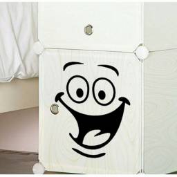 Наклейка на стену Aliexpress Smile face Toilet stickers diy personalized furniture decoration wall decals fridge washing machine sticker Bathroom Car Gift