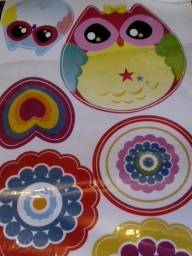 Наклейка на стену Cute Colorful Owl Family Branch Butterfly PVC Wall Stickers Decal Decor for Kids