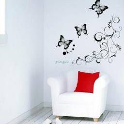 Наклейки AliExpress Butterfly Wall Stickers Home Room Decor TV Background Art DIY 60 x 40cm Black 6376