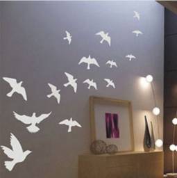 Наклейки на стену Free Shipping Flying Pigeon Bird Living Room Bedroom Decor Mural Art Vinyl Wall Sticker Home Window Decoration Decal W064