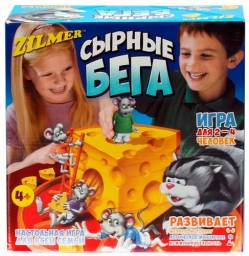 Настольная игра ZILMER Сырные бега
