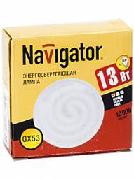 Navigator NCL–GX53 компактные люминесцентные энергосберегающие лампы