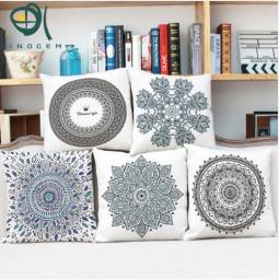 Наволочки коллекции "Винтаж" AliExpress Retro Vintage hand drawing decorative beautiful cushion cover cotton linen vintage luxury pattern pillow case for home decor