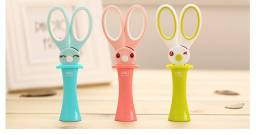 Ножницы Aliexpress Kids Safety Scissors,With Protective Cap, 5-Inches, Cute Rabbit Assorted Colors