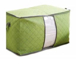 Органайзер для хранения Aliexpress DINIWELL Bamboo Nonwoven Bedding Quilt Pillow Blanket Clothing Storage Zipper Bag Case Container Box Cloest Divider Organizer