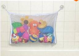 Органайзер для хранения игрушек Aliexpress Top Sale 1pc/lot Kids Baby Bath Time Toys Storage Suction Bag Folding Hanging Mesh Net Bathroom Shower Toy Organiser LA675803