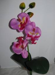 Орхидея Aliexpress Triple Head Artificial Butterfly Orchid Silk decorative flower artificial flowers Home Wedding Decor U6712